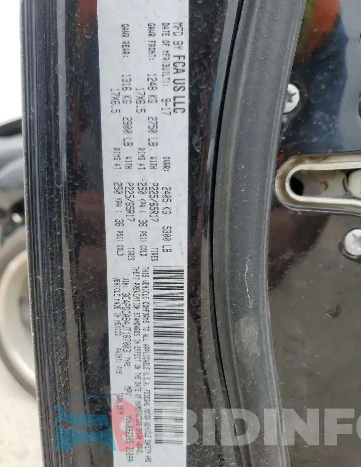 3C4PDCAB4JT167003 Photo# 13