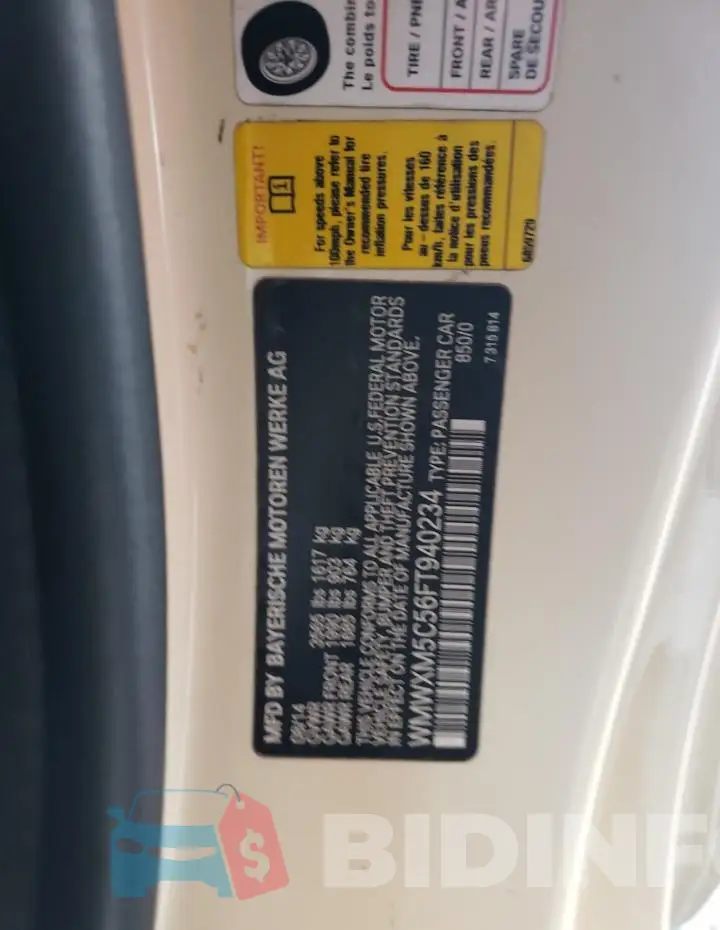 WMWXM5C56FT940234 Photo# 12