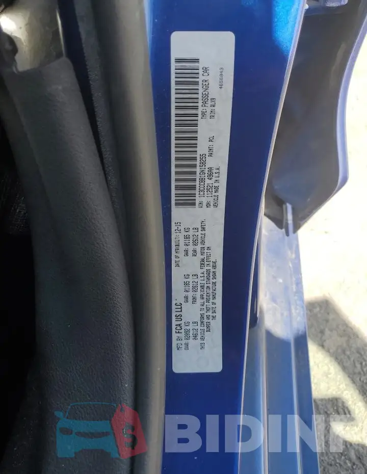 1C3CCCBB1GN158255 Photo# 12