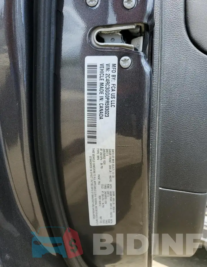 2C4RC3GG0PR593023 Photo# 13
