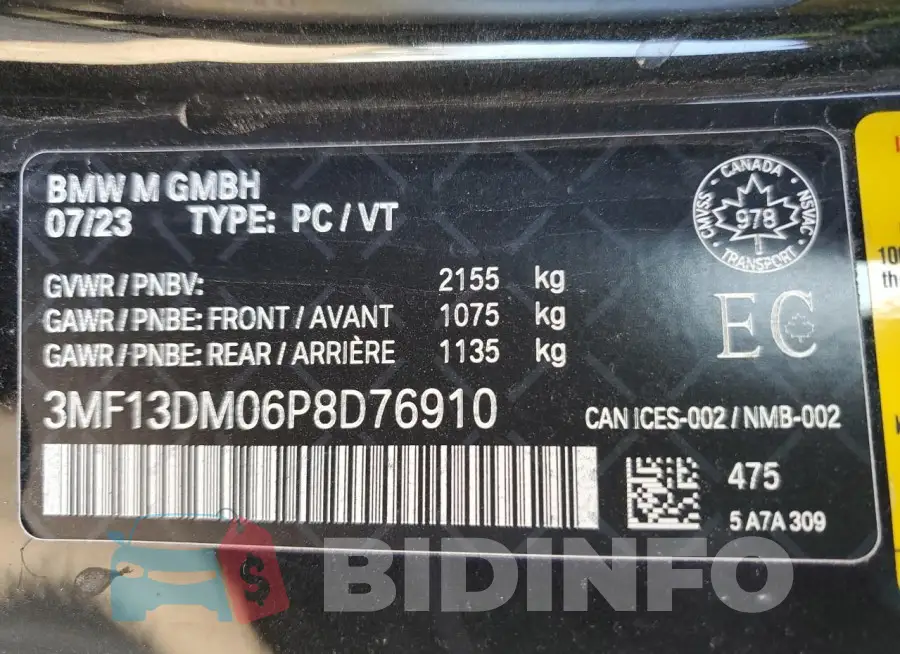 3MF13DM06P8D76910 Photo# 12