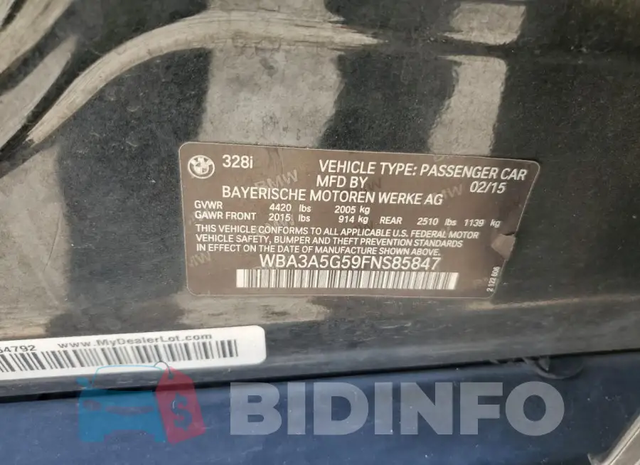 WBA3A5G59FNS85847 Photo# 12