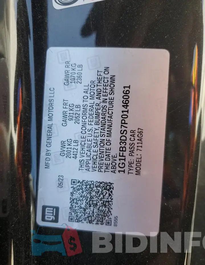1G1FB3DS7P0146061 Photo# 12
