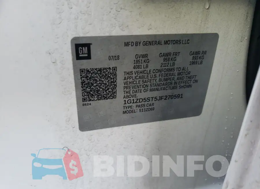 1G1ZD5ST5JF270591 Photo# 12