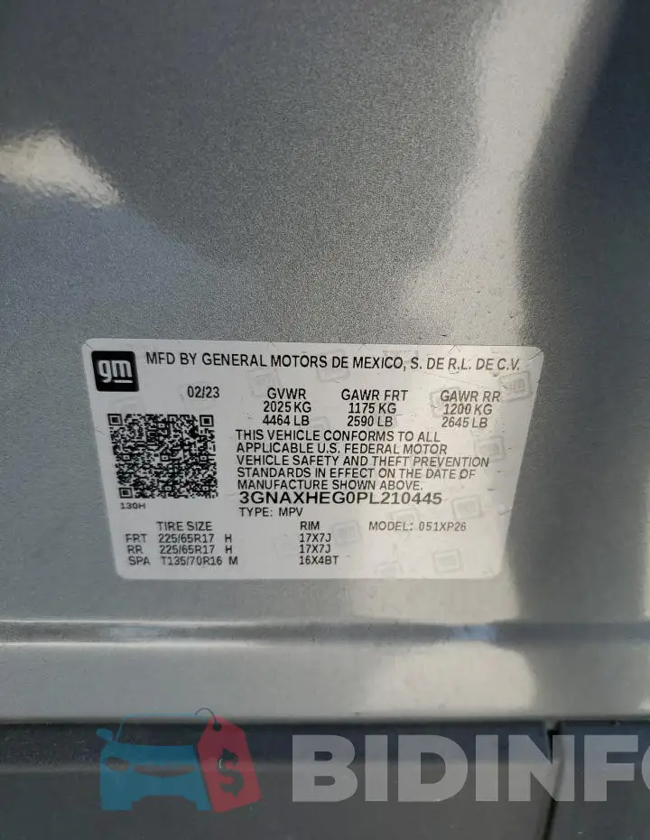 3GNAXHEG0PL210445 Photo# 13