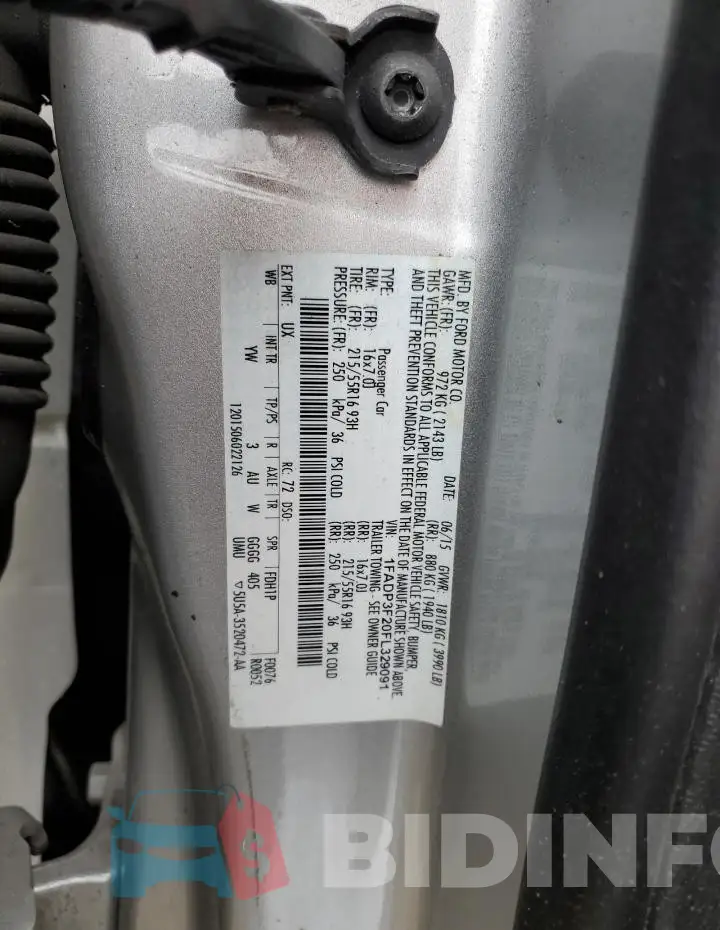 1FADP3F20FL329091 Photo# 12