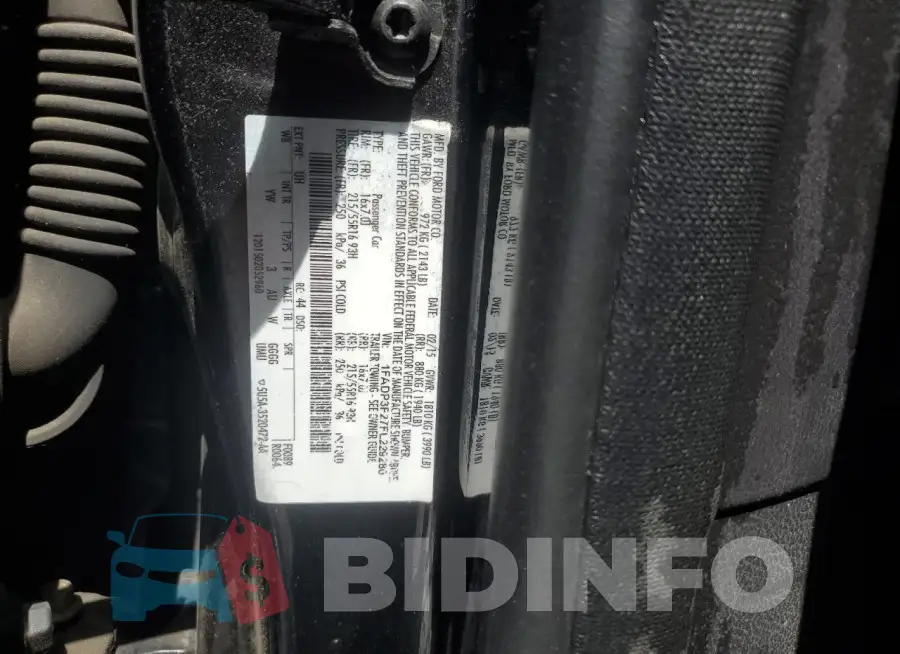 1FADP3F27FL229280 Photo# 12
