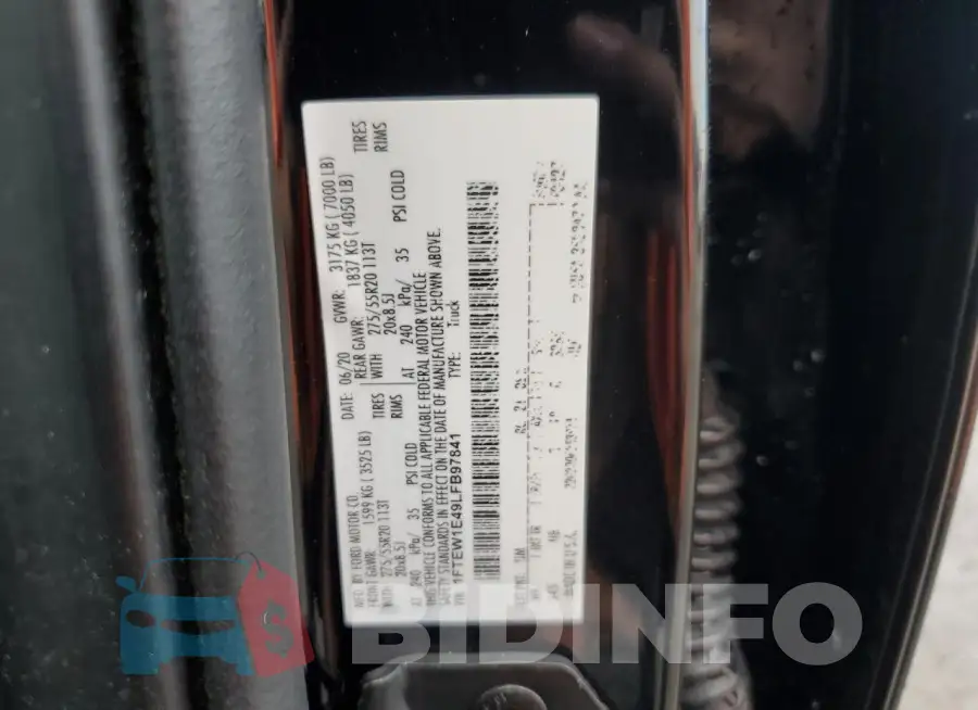 1FTEW1E49LFB97841 Photo# 12