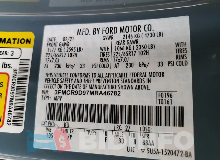 3FMCR9D97MRA46782 Photo# 14