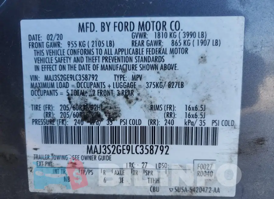 MAJ3S2GE9LC358792 Photo# 13