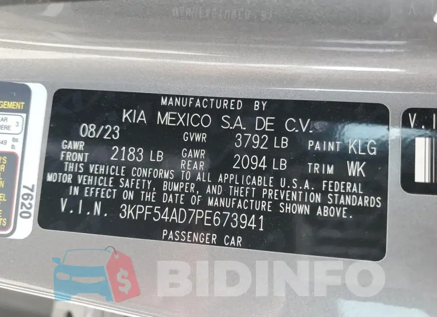 3KPF54AD7PE673941 Photo# 12