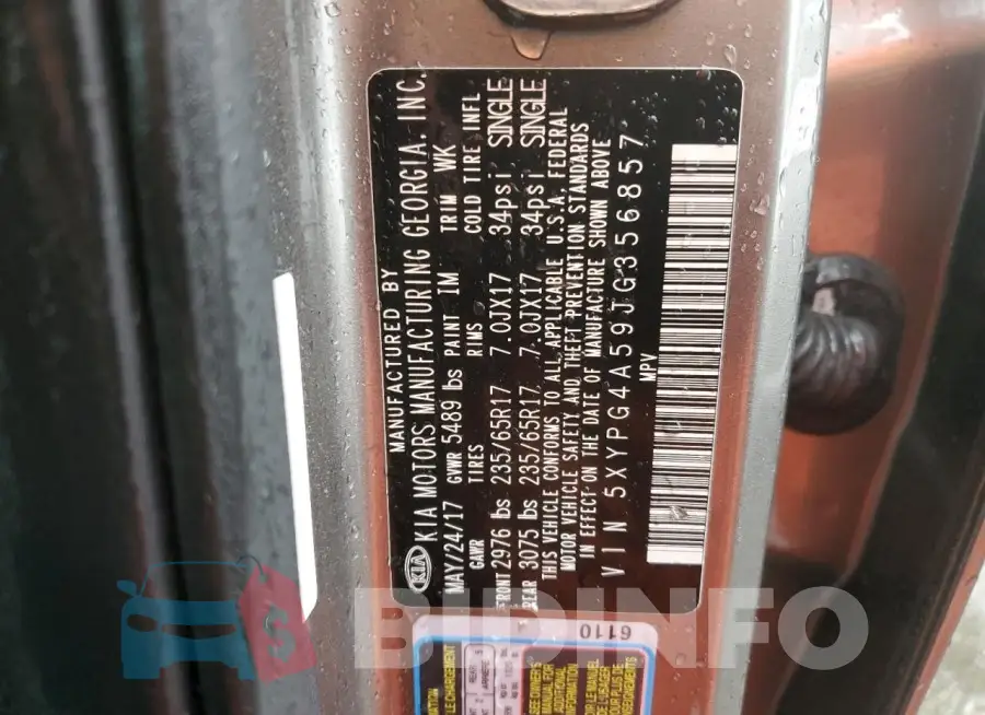 5XYPG4A59JG356857 Photo# 12