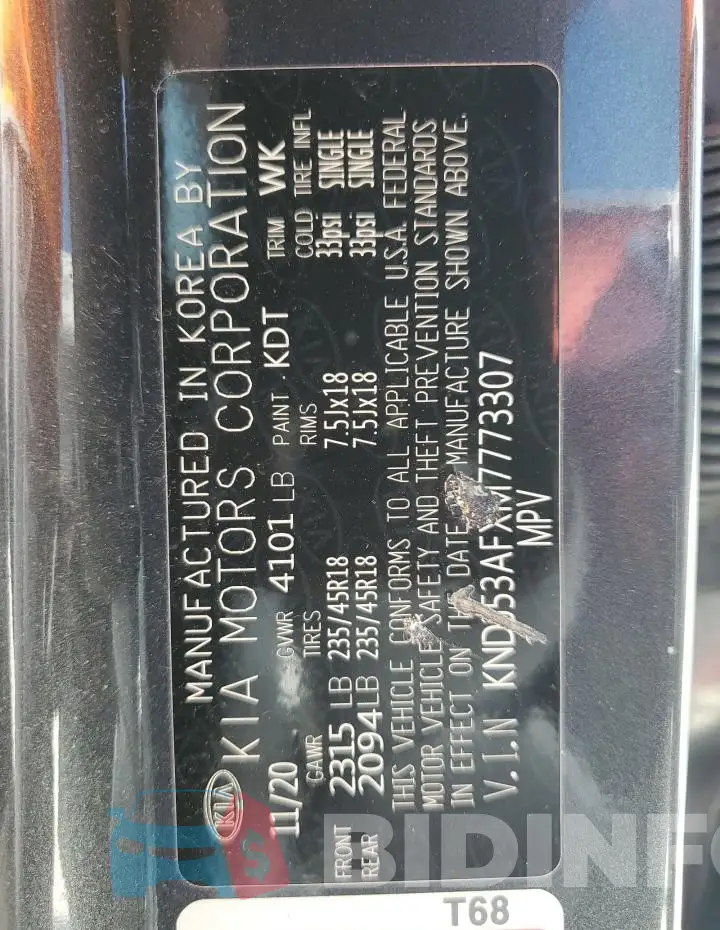 KNDJ53AFXM7773307 Photo# 13