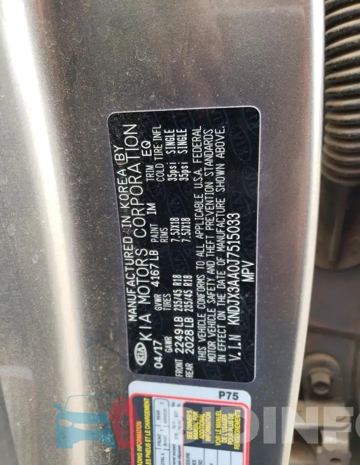 KNDJX3AA0J7515033 Photo# 12