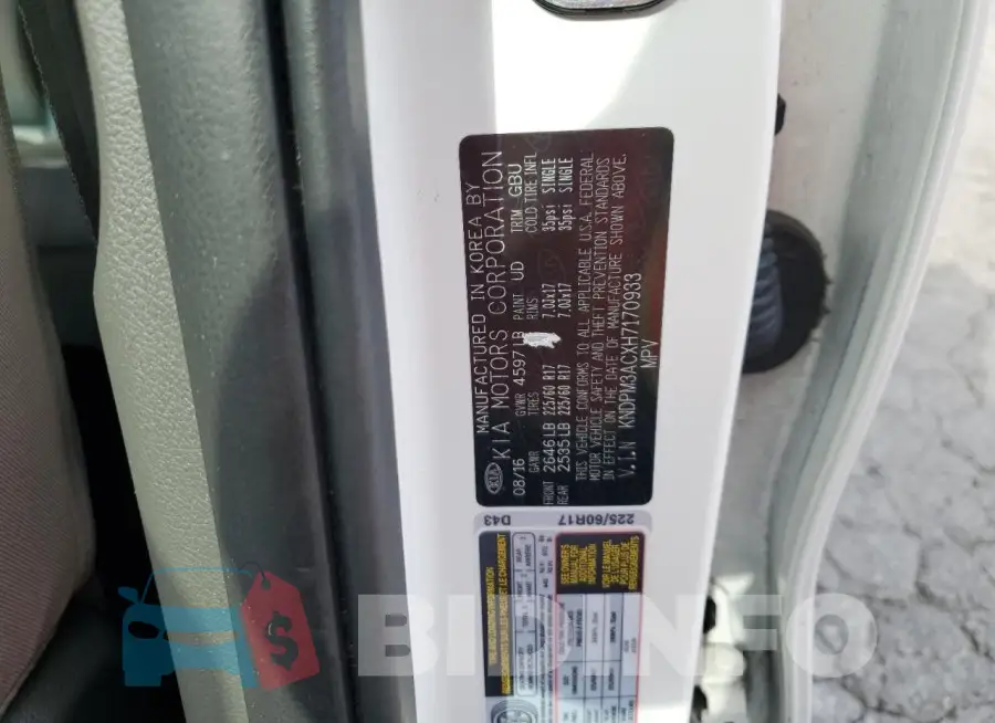 KNDPM3ACXH7170933 Photo# 13