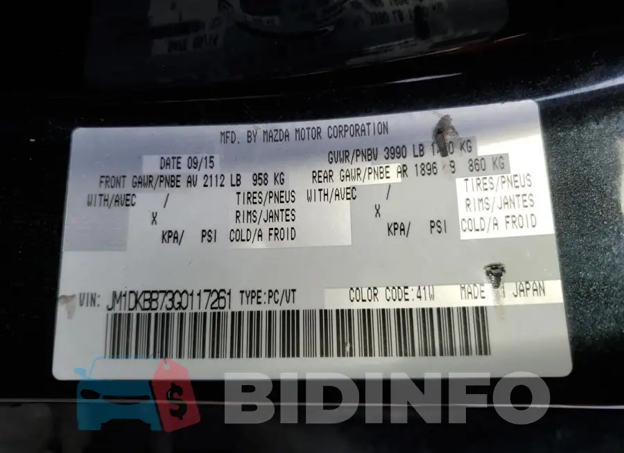 JM1DKBB73G0117261 Photo# 12