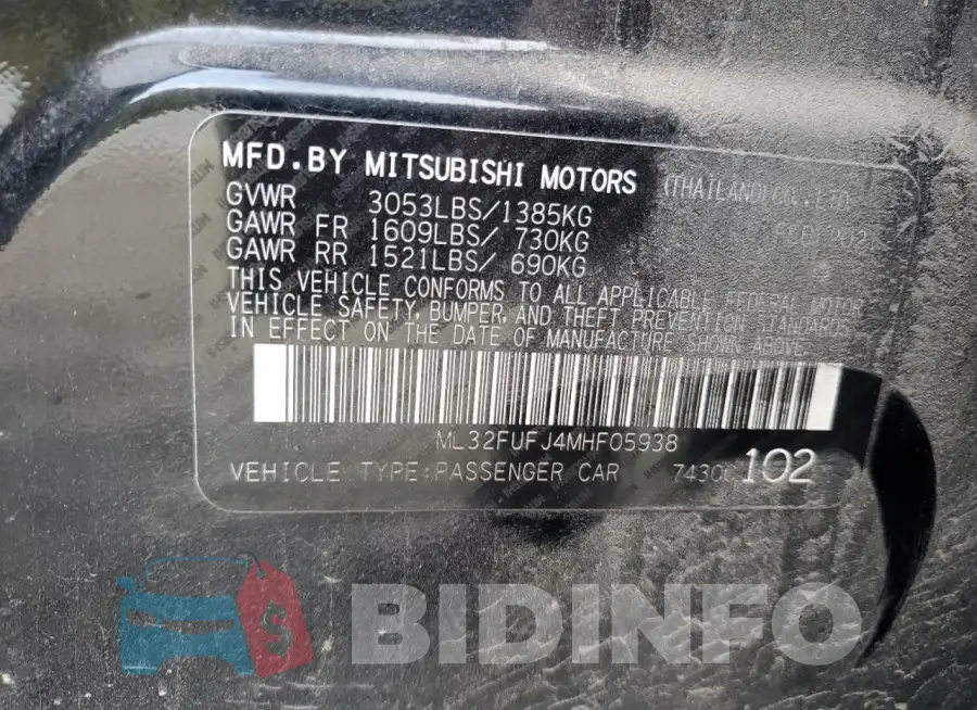 ML32FUFJ4MHF05938 Photo# 12