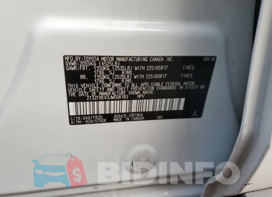 2T3ZFREV3JW508183 Photo# 12