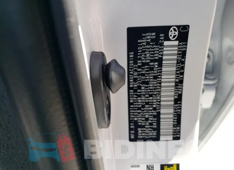 5YFP4MCE6PP164211 Photo# 12
