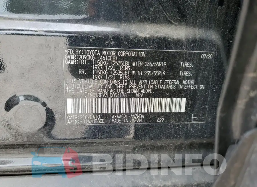 JTMC1RFV3LD054178 Photo# 13
