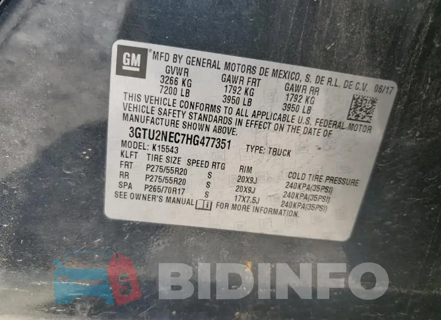 3GTU2NEC7HG477351 Photo# 12