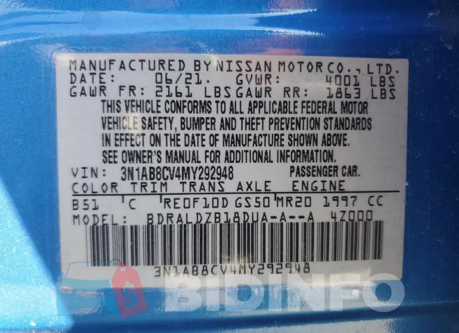 3N1AB8CV4MY292948 Photo# 12