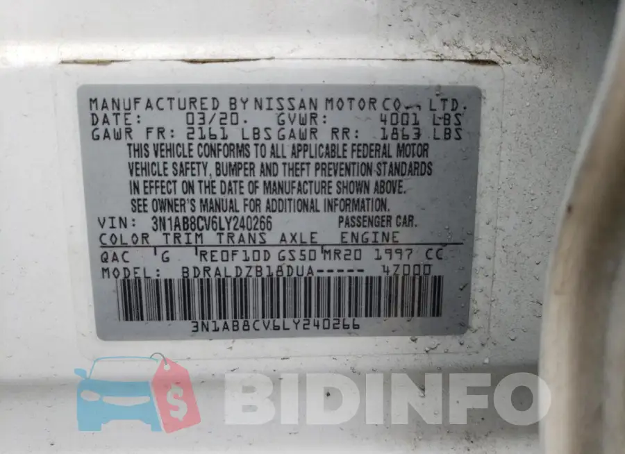 3N1AB8CV6LY240266 Photo# 12