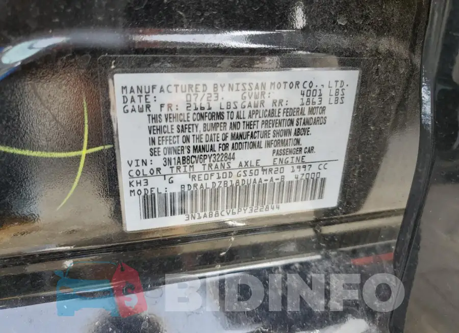 3N1AB8CV6PY322844 Photo# 12