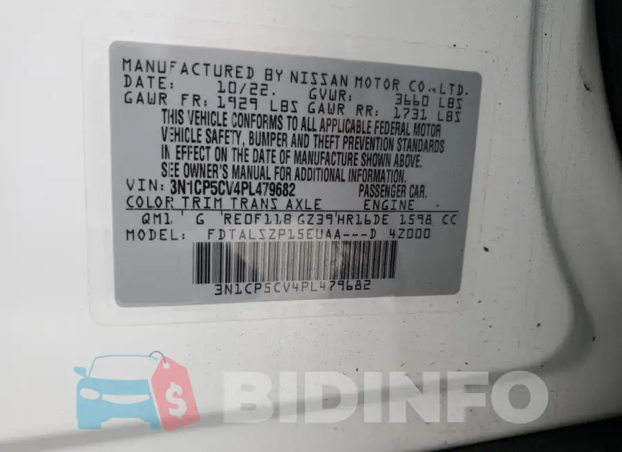 3N1CP5CV4PL479682 Photo# 13