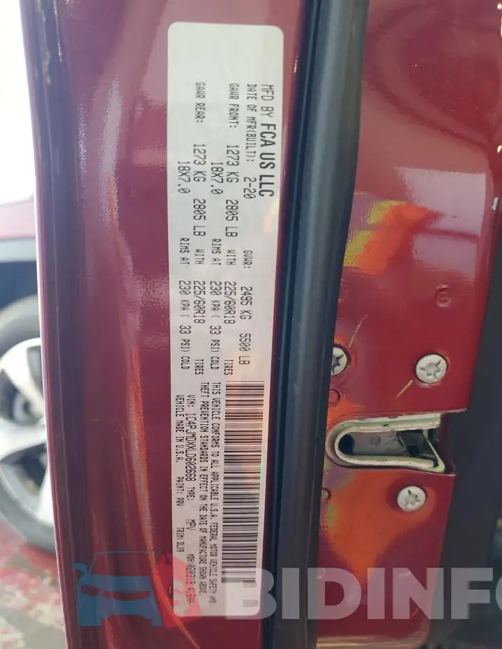 1C4PJMDXXLD602668 Photo# 13