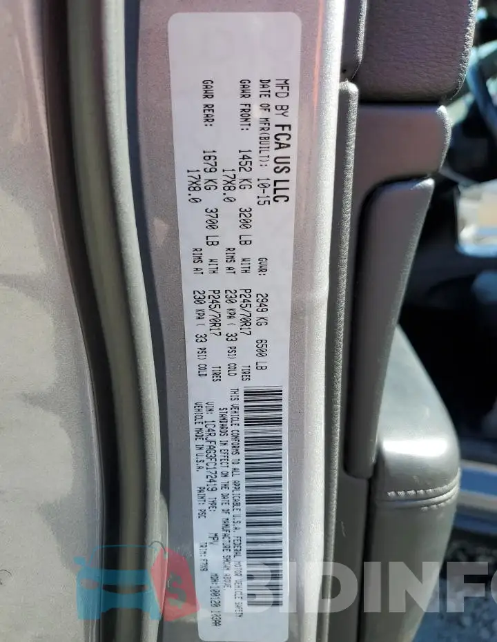 1C4RJFAG3FC172419 Photo# 13
