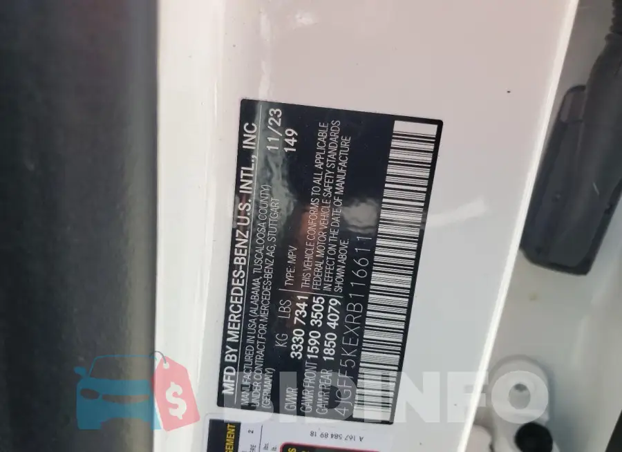 4JGFF5KEXRB116611 Photo# 14