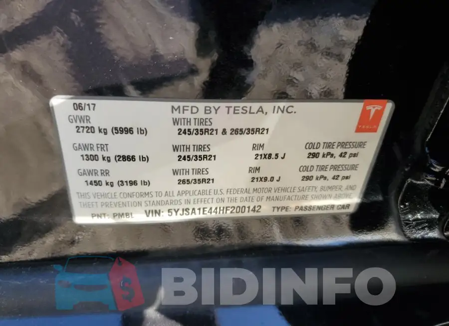 5YJSA1E44HF200142 Photo# 12