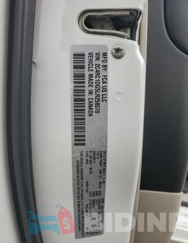 2C4RC1DG5LR258570 Photo# 13