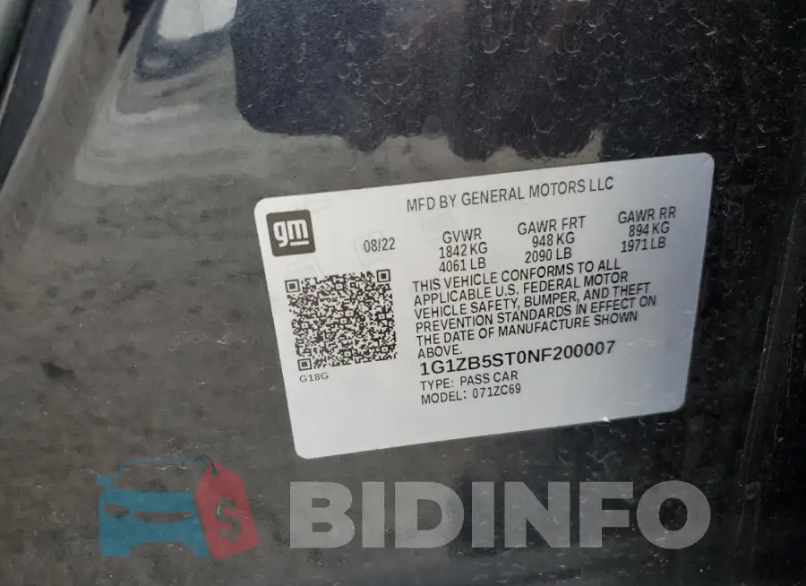 1G1ZB5ST0NF200007 Photo# 12