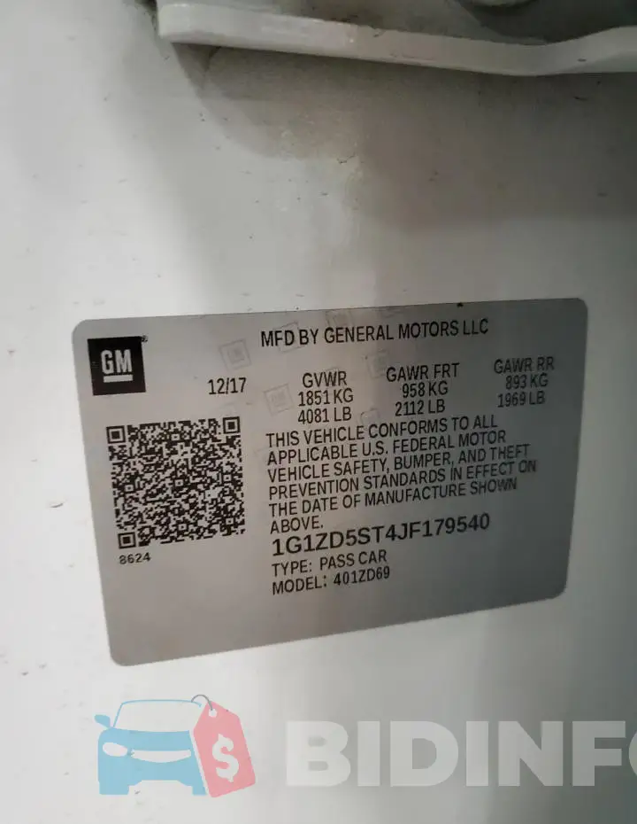 1G1ZD5ST4JF179540 Photo# 13