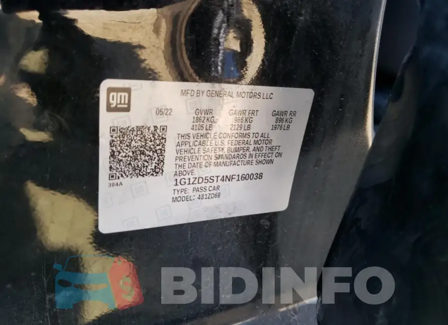 1G1ZD5ST4NF160038 Photo# 12