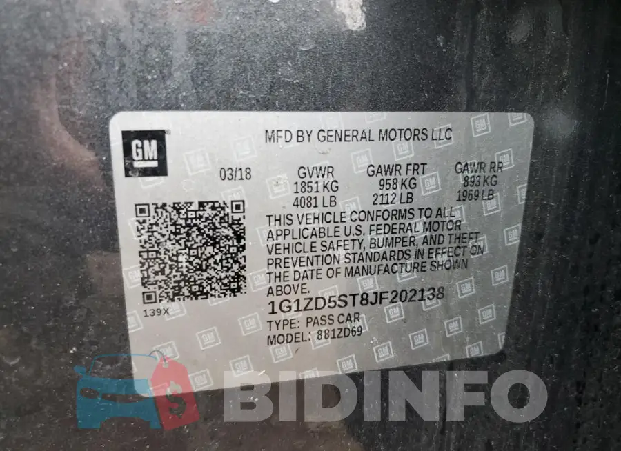 1G1ZD5ST8JF202138 Photo# 12