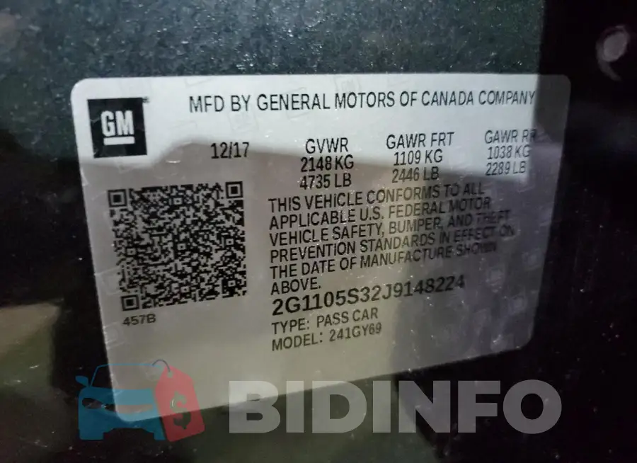 2G1105S32J9148224 Photo# 12