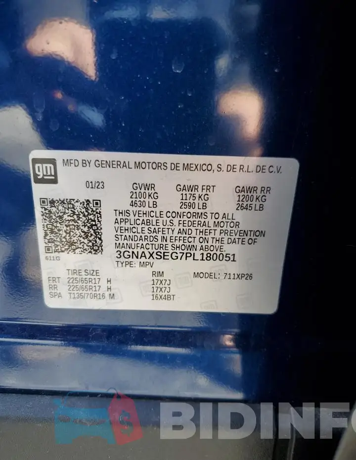 3GNAXSEG7PL180051 Photo# 12