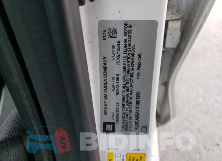 KL8CA6SA1GC601969 Photo# 12