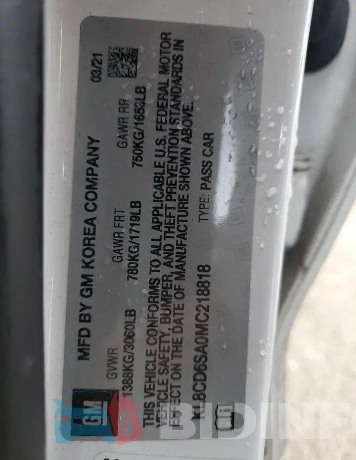 KL8CD6SA0MC218818 Photo# 12