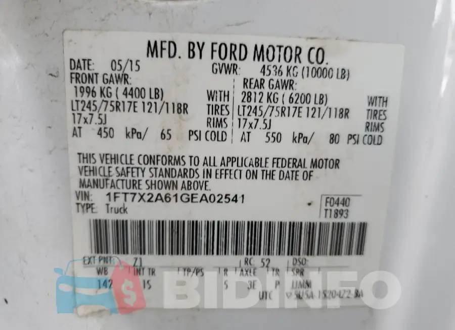 1FT7X2A61GEA02541 Photo# 12