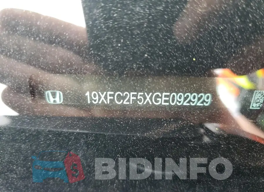 19XFC2F5XGE092929 Photo# 12