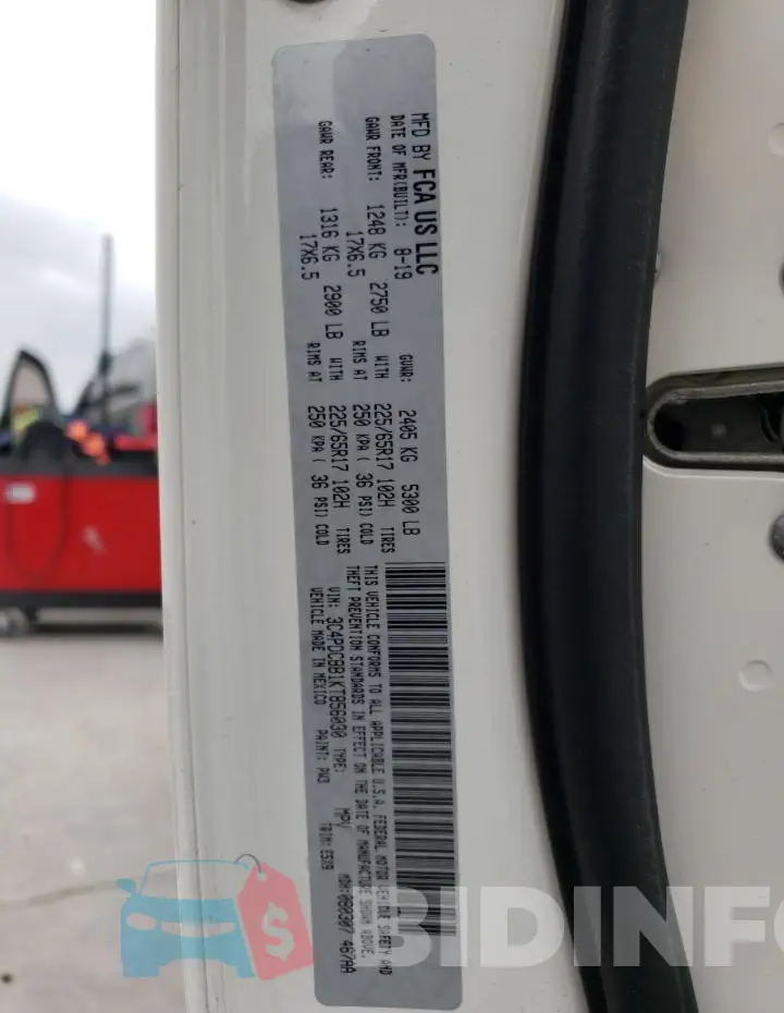 3C4PDCBB1KT856030 Photo# 13