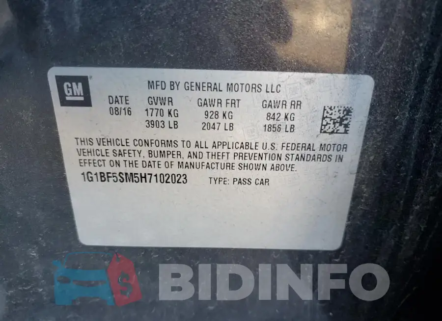 1G1BF5SM5H7102023 Photo# 12