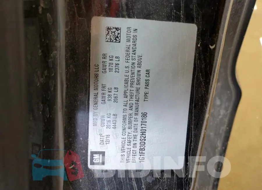 1G1FB3DS2H0170186 Photo# 12