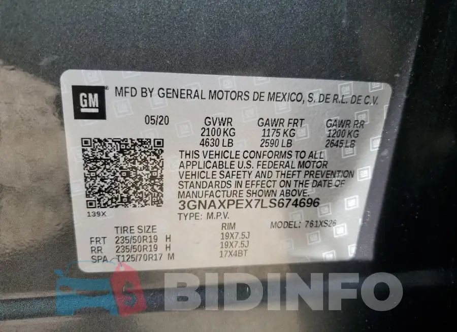 3GNAXPEX7LS674696 Photo# 13