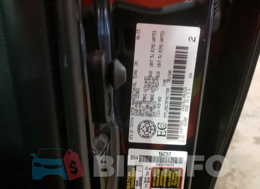 5TFLA5EC5PX017789 Photo# 14