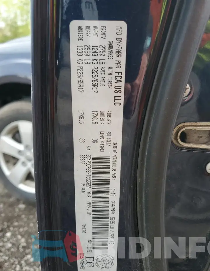 3C4PDCAB2HT552327 Photo# 14